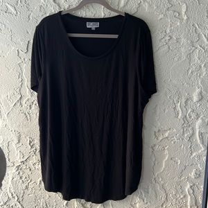 Black Plus size blouse